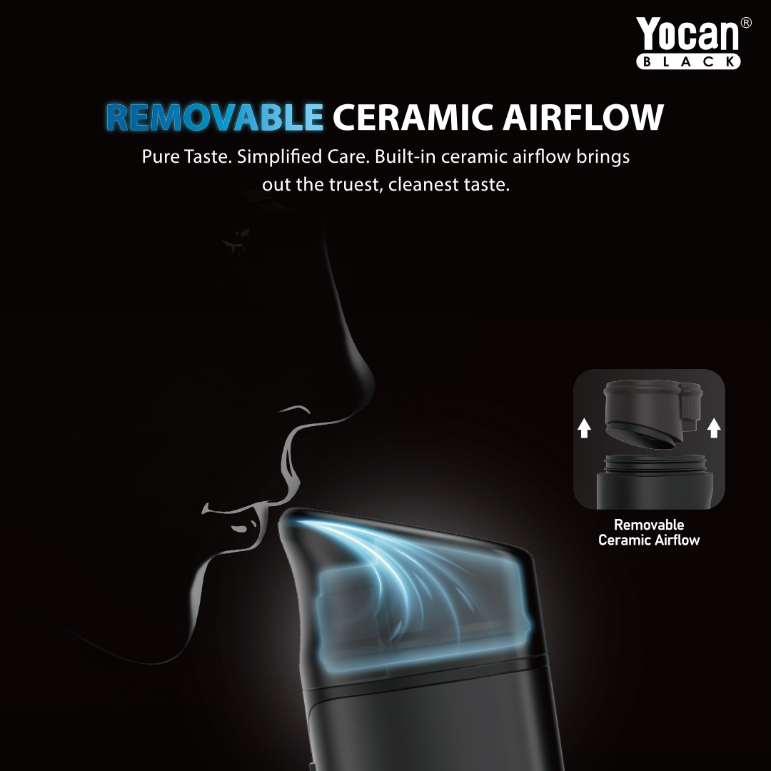 YocanTechnology's tweet photo. Small size, massive performance. 💥 The ALL-NEW Yocan Black Pocket Mini is here!
☁️ Cloud 2.1 Ceramic Chamber
🧼 Removable Airflow for pure taste
🔋 1300mAh All-Day Battery

Fits your pocket, elevates your session.
👇 Find out more: https://t.co/z1hMZ4BcRj
#YocanBlack #PocketMini https://t.co/JdsvwyAWsg