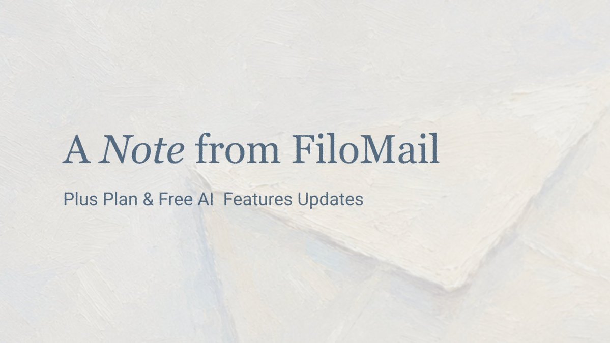FiloMail tweet media