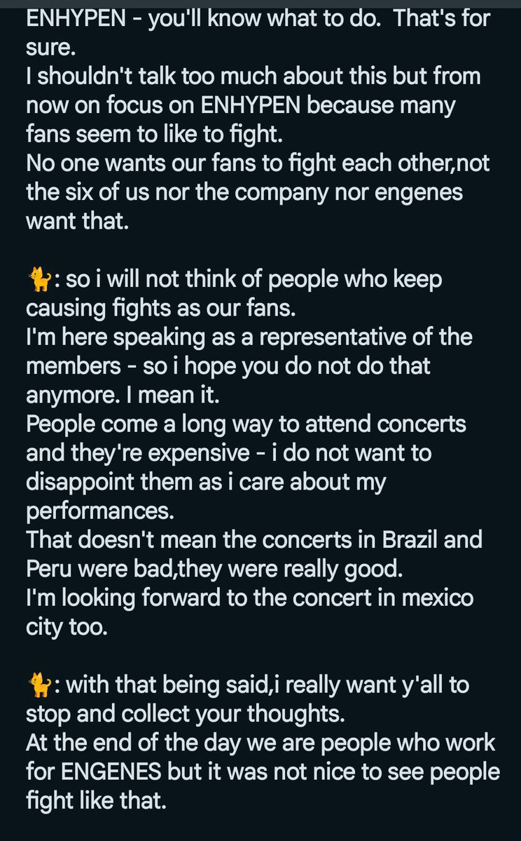 7EN_base's tweet photo. Stop Putting words in Jungwon's mouth otherwise we will make tags for this reason too.
#ENGENEs_Demand_Better_Treatment
#Boycott_BeliftLab_For_Enhypen https://t.co/tLmyVZcdTR