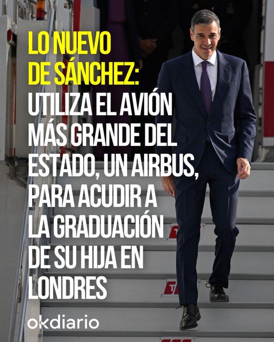 hermanntertsch's tweet photo. Resulta realmente fascinante oír a socialistas explicar esto.
Igual que los tres aviones para tres miembros del gobierno volando al mismo sitio, Ankara, con diferencia de solo dos horas.
Y es que tratan el dinero público como si lo hubieran heredado. Y los socialistas, muy orgullosos de la banda de delincuentes que los dirigen hacia la desaparición.