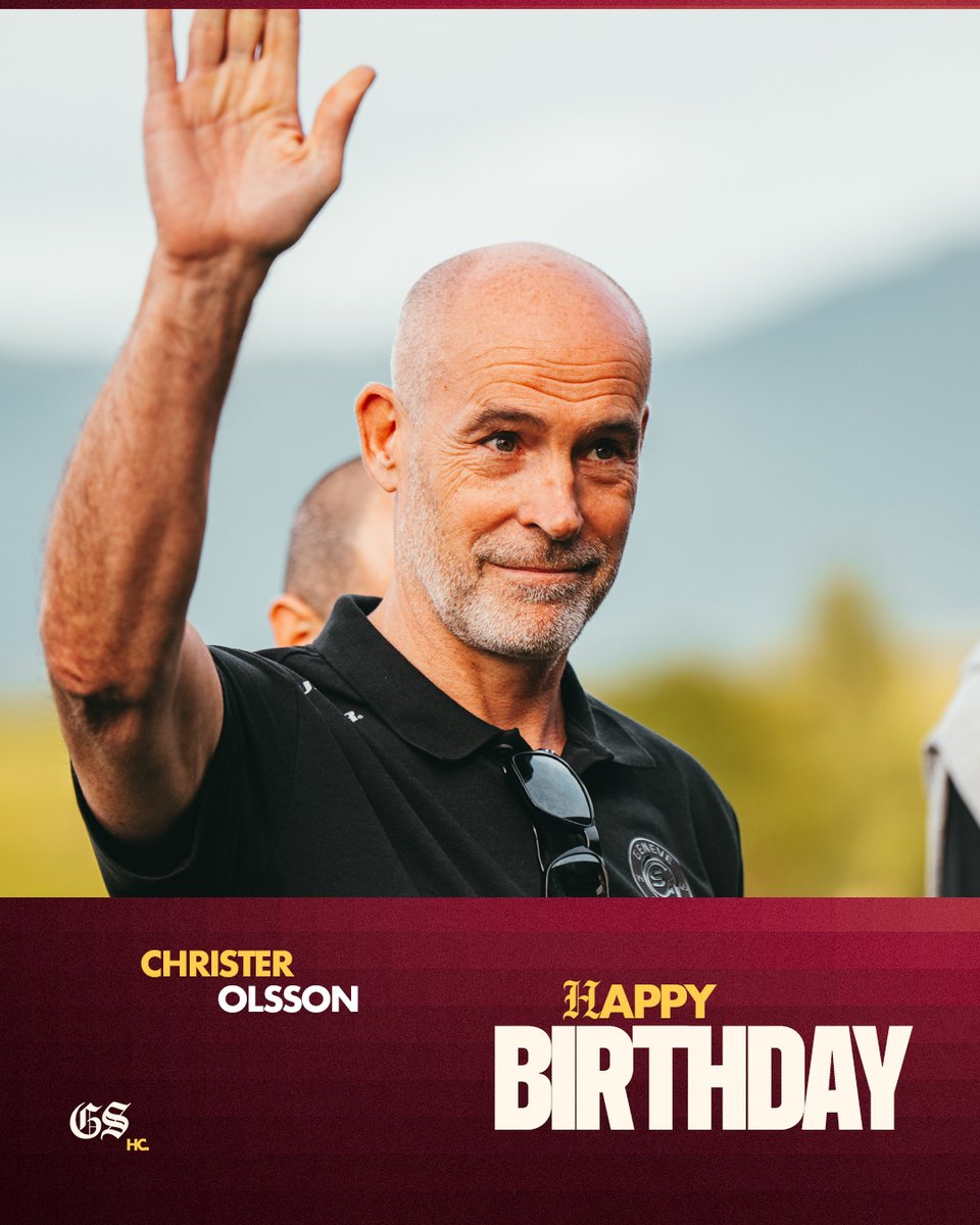 officialGSHC's tweet photo. 𝑩𝒐𝒏 𝒂𝒏𝒏𝒊𝒗𝒆𝒓𝒔𝒂𝒊𝒓𝒆 à Christer Olsson ! 🥳 🎂 https://t.co/Df72FLELJ5