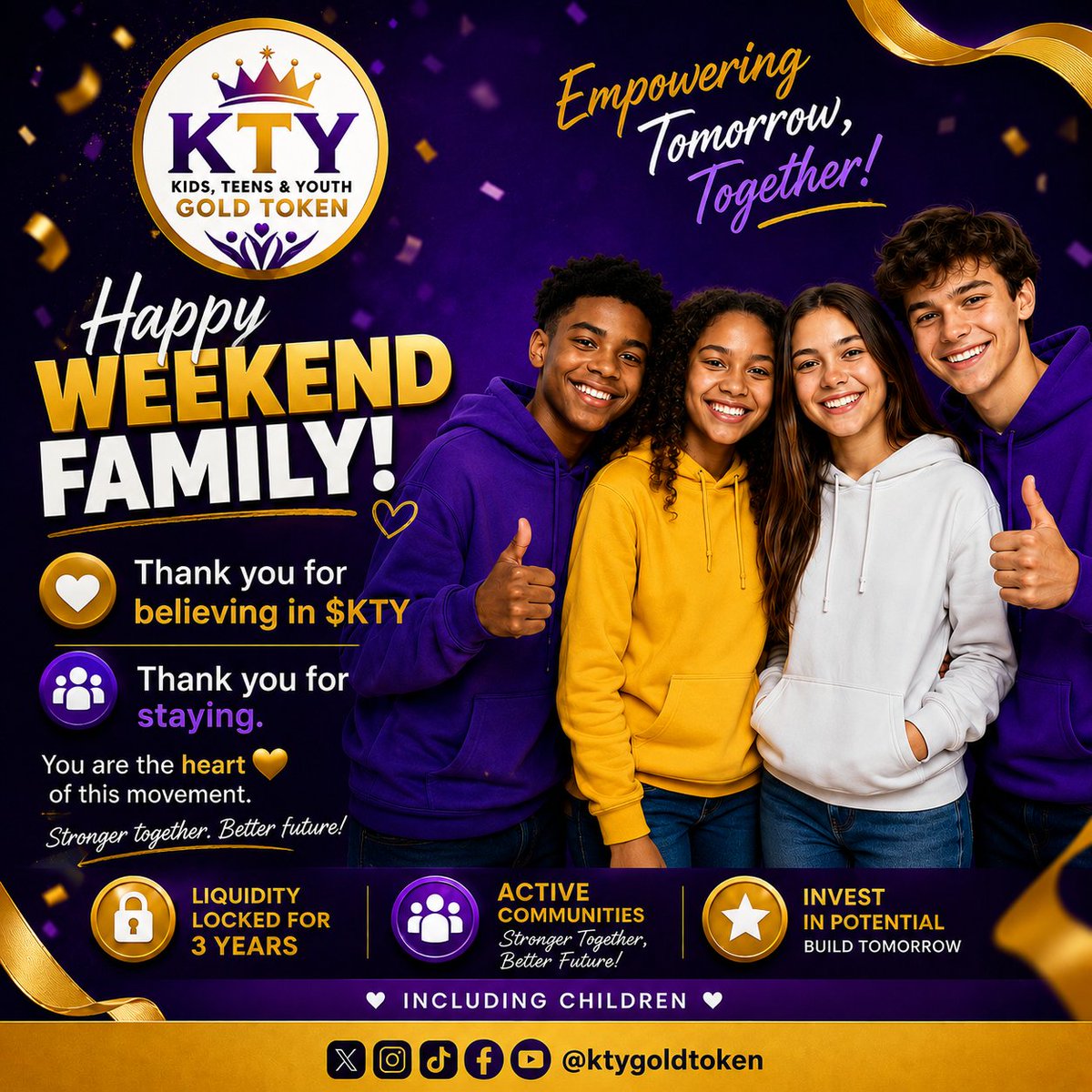 ktygoldtoken's tweet photo. Thank you for being a part of this great move. 
Our generation and the next is really blessed. 
Congratulations for the great joy that is before us. 
Stay safe 
Stay calm 
Stay active 
Be participatory.

CA:
0x465c09D0C265b470bFBe95eb25c45A876ad0Af2c

Join the KTY Community:
https://t.co/VNNkSybxwi