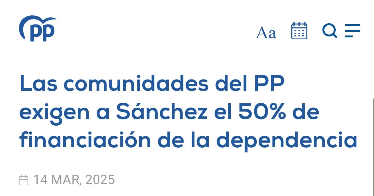 JulenBollain's tweet photo. Hace un año el PP exigía a Sánchez el 50% de la financiación de la dependencia. Ayer votaron en contra de ella.

Da asco y rabia. Es la peor oposición de toda Europa. No les interesa mejorar la vida de nadie. https://t.co/aG4wzmc45l