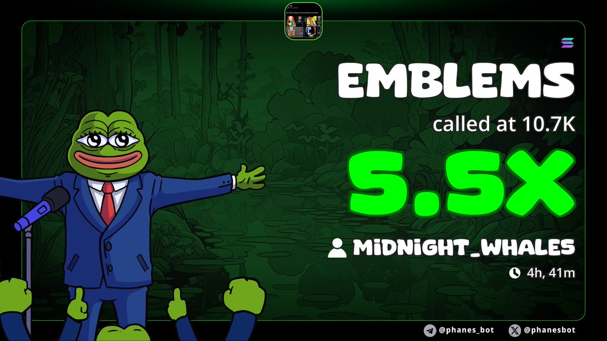 midnight_277's tweet photo. $EMBLEMS 
5x 

G9WXAZY7dNhsJnh53zzbBRjjenQTEjZ2qcB6nAHipump https://t.co/qsp2pIHjDM