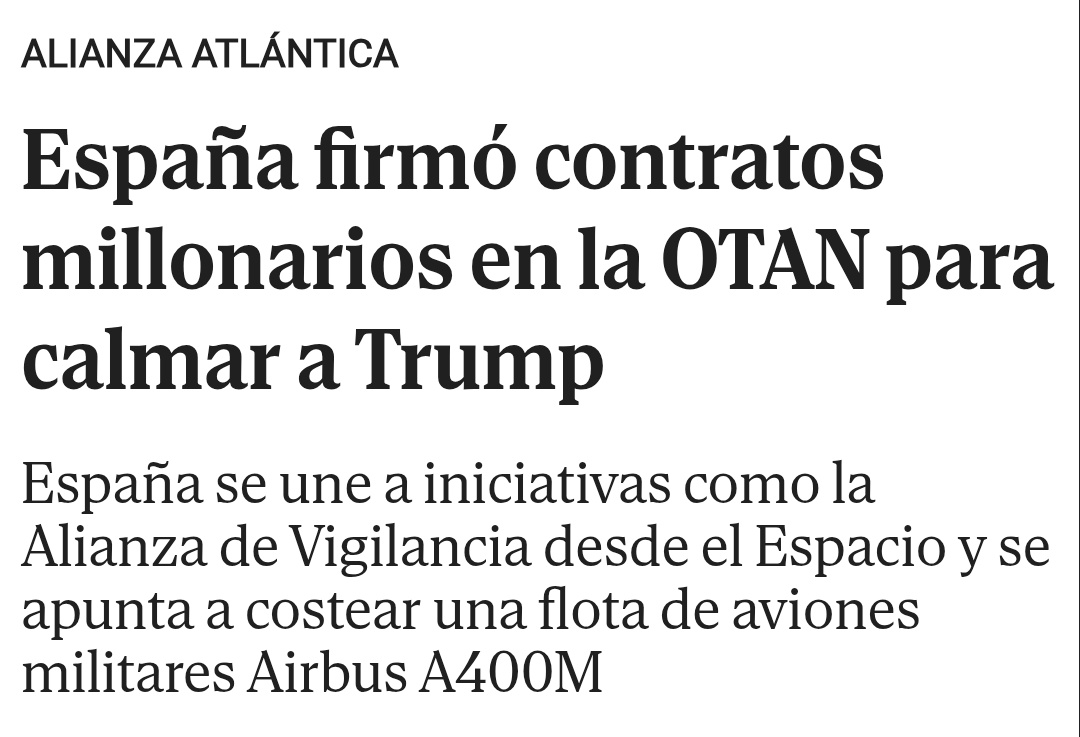 oriolsabata's tweet photo. ¿Pero alguien se cree a estas alturas el teatro de confrontación Sánchez vs Trump? https://t.co/xCZi3SjPX1