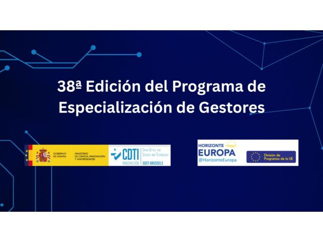 HorizonteEuropa's tweet photo. 📣38ª edición del Programa de Especialización de Gestores CDTI-SOST Bruselas #PEG
🧑🎓Dirigido a gestores con experiencia en el ámbito europeo.
🗓️Bruselas, 3-20 de noviembre
⏳ Plazo expresiones de interés: 17/09 ‼️
#ProgramaMarco #HorizonteEuropa #FP10
🔗https://t.co/6fvOs57PTt https://t.co/zlGoPrFVQS
