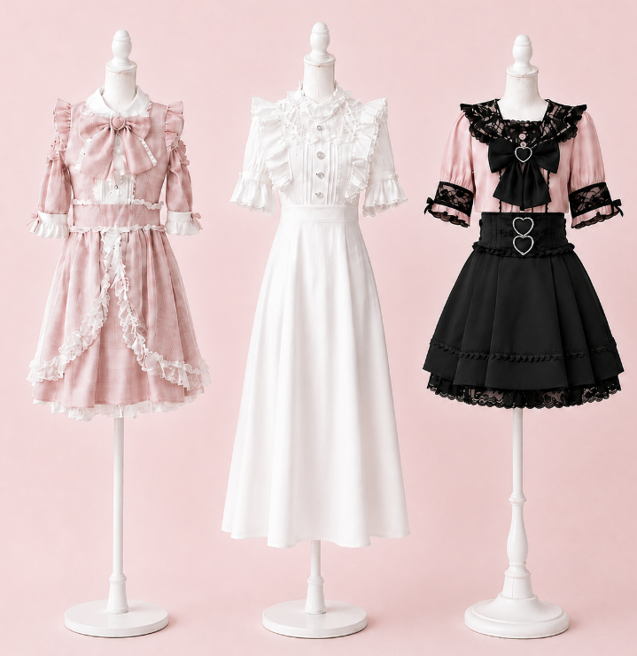 dearmylove_yume's tweet photo. どのコーデが好きか教えて♡

◆チュール重ねフリルリボンワンピース
https://t.co/hUkXl2Ri2m

◆レースアップフリル
パールネックレスロングワンピース
https://t.co/QnNflPFL41

◆レース重ねテーラードセーラー襟ブラウス
https://t.co/kO9IlcTSDG https://t.co/fhnEJAXX8f