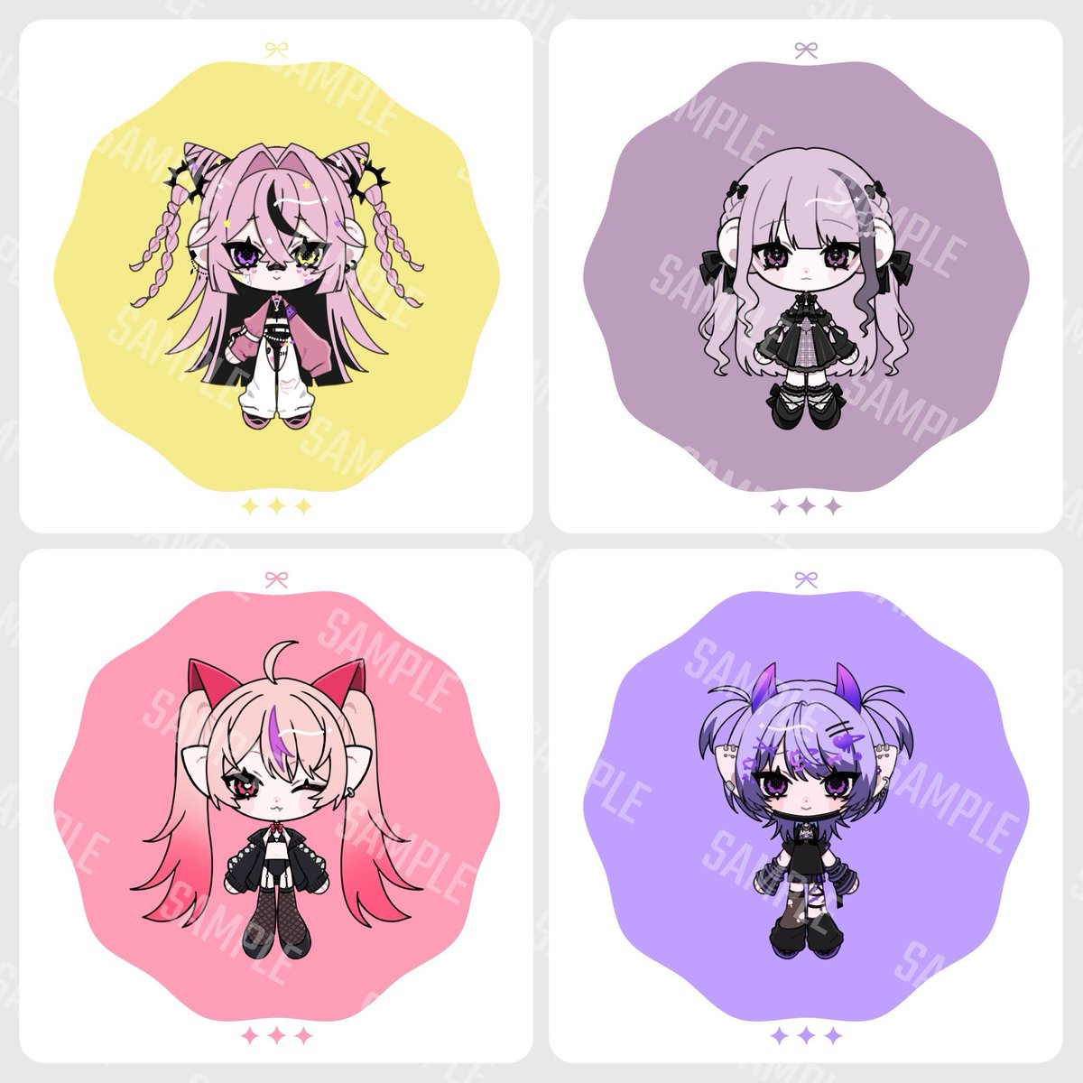 イラストオーダー 専用ページ よも様 🌙お知らせ 以前出していたセミオーダーイラストをつなぐに追加しま