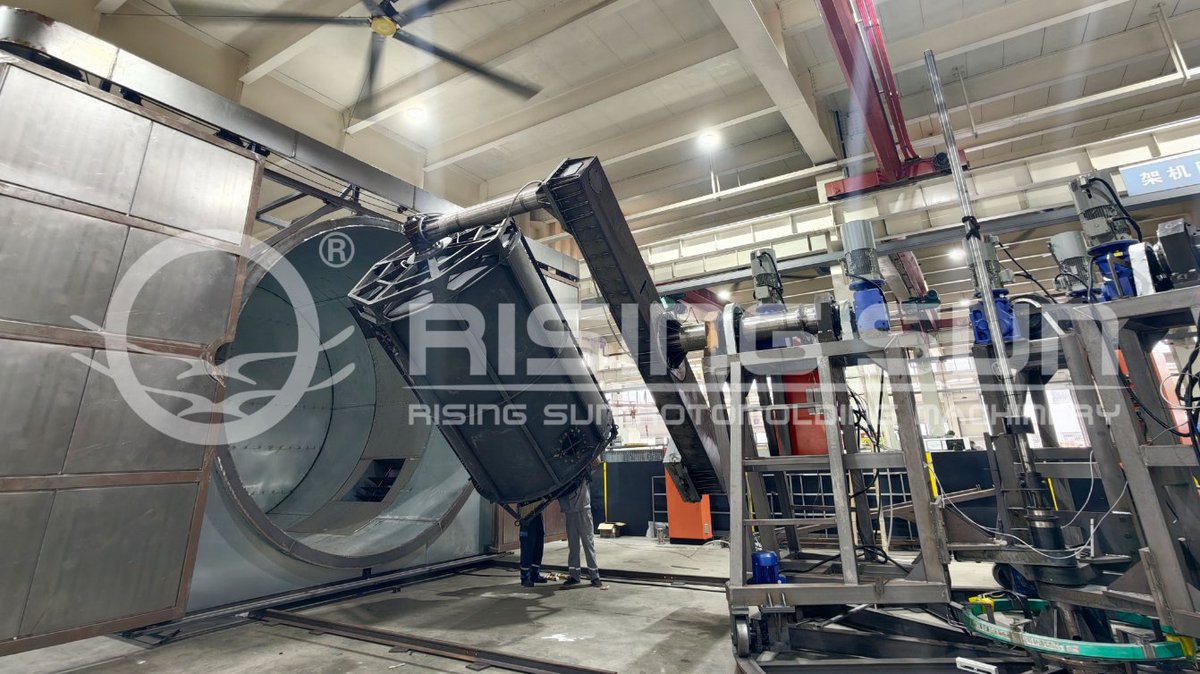 Rising_Sun_ROTO's tweet photo. Designed for Ocenaia. Tested for Reliability.

A 3A-4500 carousel #rotomolding machine is currently undergoing trial operation at @Rising_Sun_ROTO prior to delivery.

Please check the video to see the testing details:https://t.co/z12eAcLgQZ

https://t.co/0YGCjmlDyt

#ROTOMOLDING https://t.co/00ODjlmvgR