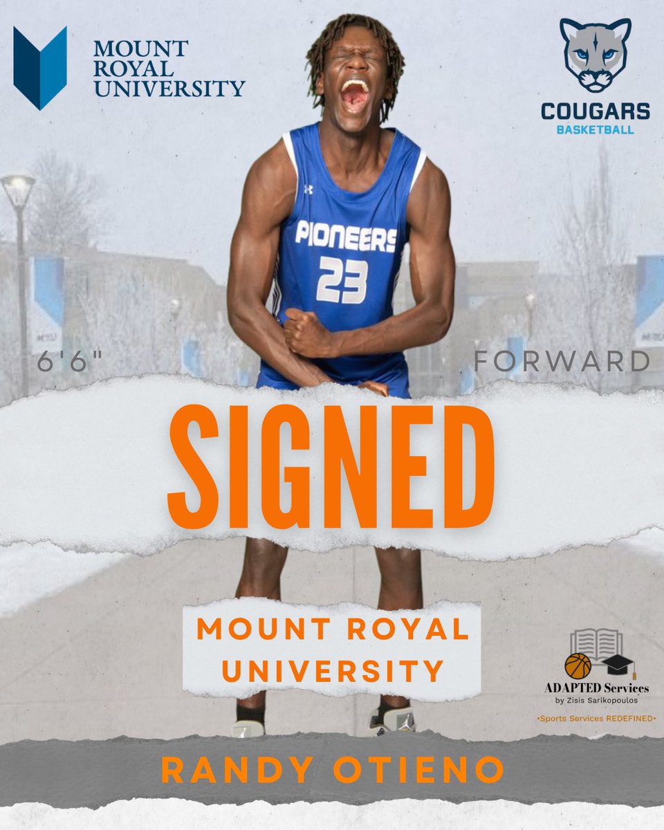 ADAPTEDServices's tweet photo. Congrats to our newest member @b2kroco on signing with @MRUCougars! Excited for your next chapter Randy! #adapted #services https://t.co/BjU5wAjxJy