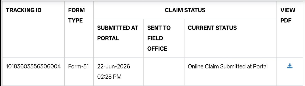 sanjay_up64's tweet photo. @officialepfo I submitted my EPF Form-31 claim on 22-Jun for my wife's medical treatment. It has been 18 days, but the status is still "Online Claim Submitted at Portal" with no further progress. Kindly look into the matter and process my claim at the earliest. #EPFO #PF #Claim https://t.co/9r7I0nIKGj
