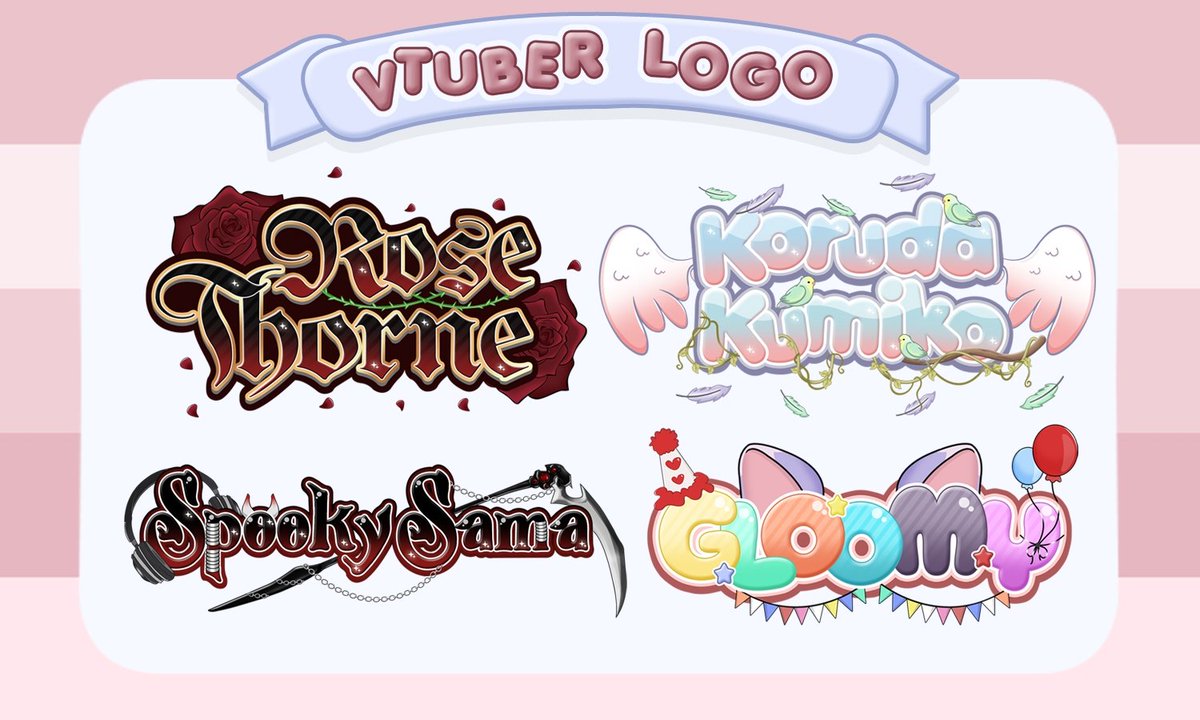 Hana✨ ||Vtuber logo commision tweet media