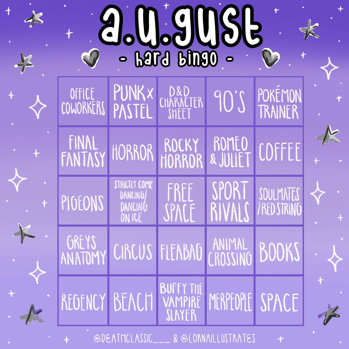 lornadraws's tweet photo. cant commit to a draw-a-day? don't worry, we made bingo sheets instead!!! #phanaugust26 #phanart https://t.co/mLzsrhQcNG