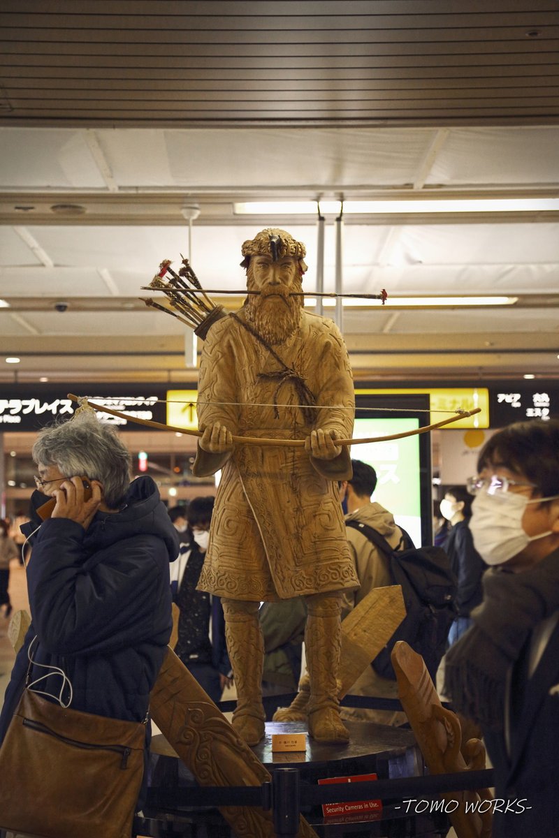 tomofuka2's tweet photo. 【Pray chapter2 振り返りその③】

"イランカラプテ像" 日本
"Irankarapte Statue" Japan

撮影日時：2021/11/10 https://t.co/PAId98SNAl