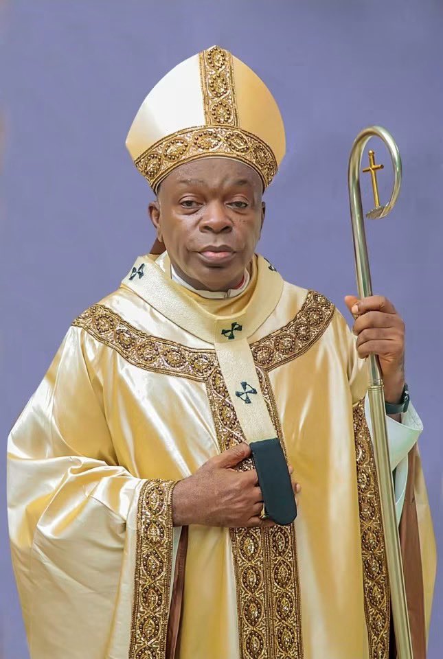 frjamesa's tweet photo. I have just received the information, confirmed by the Catholic Secretary of Nigeria, that His Grace, Most Rev. Augustine Obiora Akubeze, the Metropolitan Archbishop of Benin City, has passed on to glory. He died yesterday, 9th July.

I remember seeing a video of his visit to some priests in England just a couple of days ago. Life is so fragile.

This is deeply sad and must be devastating for his archdiocese, its priests, religious, lay faithful, and his immediate family.

Augustine Obiora Akubeze was born on 25 August 1956. Ordained a priest in 1987, he was appointed the first Bishop of Uromi in 2005 before becoming the Metropolitan Archbishop of Benin City in 2011. He also served as President of the Catholic Bishops’ Conference of Nigeria (CBCN) from 2018 to 2022, where he was a respected voice for evangelisation, justice, peace, and good governance in Nigeria.

He has served well. 
May his soul rest in perfect peace. Amen 🙏🏽