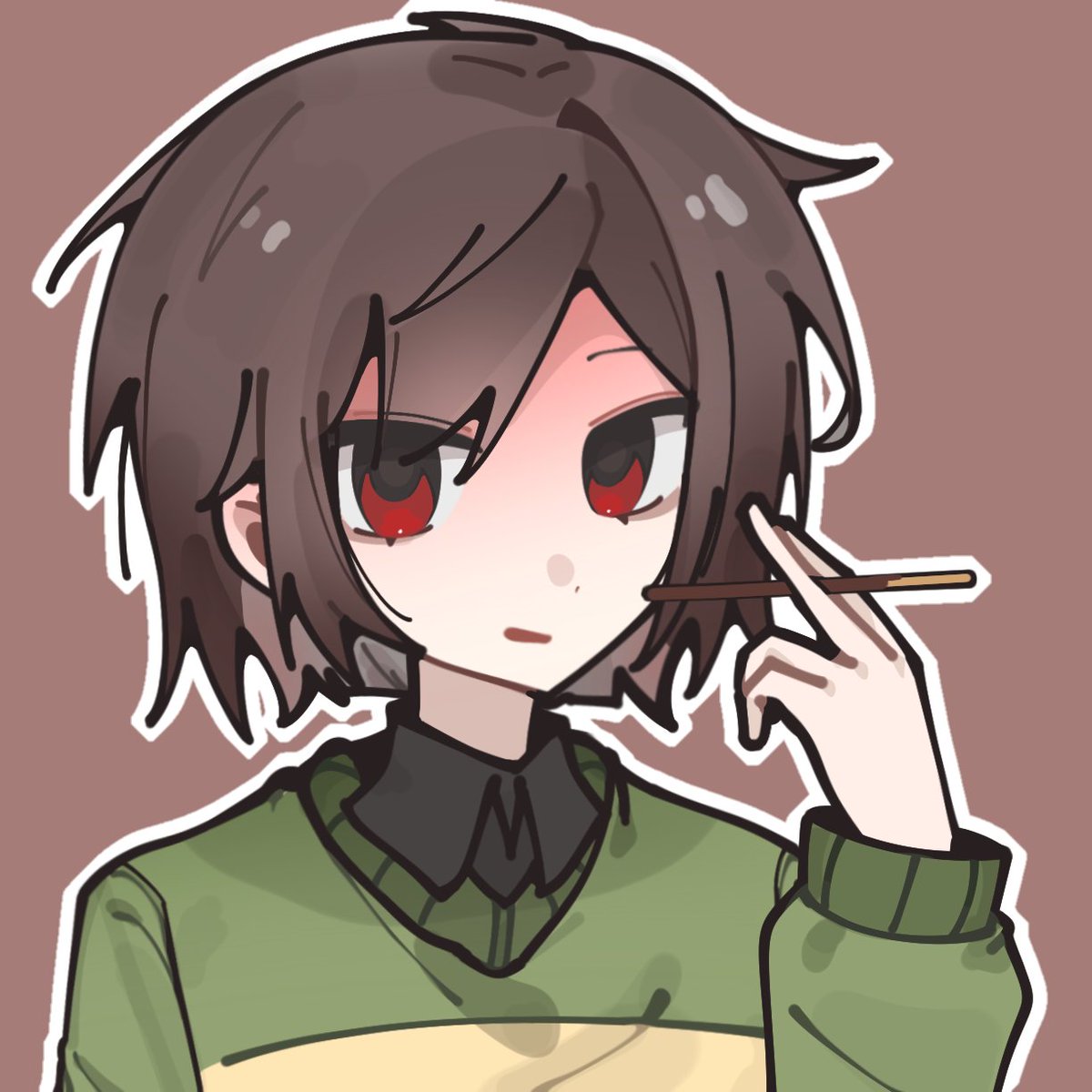 han_zi89914's tweet photo. pocky🍫
#chara #undertale https://t.co/rd75BpDQ79
