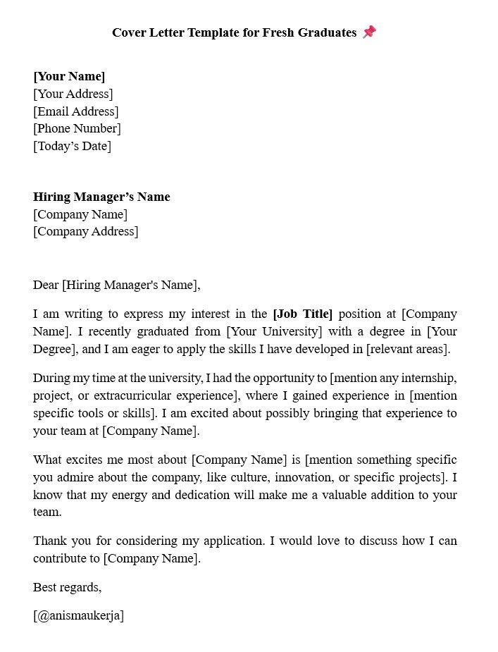 JOBCORNER247's tweet photo. For fresh graduates who are currently job hunting,

If HR asks for a cover letter, you all can use this template. https://t.co/GjNvWOFxKu