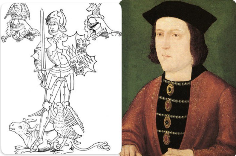 LauraAKarim's tweet photo. #WarsoftheRoses
OTD in 1460 - Richard Neville, Earl of Warwick (the Kingmaker) & Edward, Earl of March (later #EdwardIV) won the Battle of Northampton against the Lancastrians & captured #HenryVI.
This battle was notable for being one of the more decisive encounters in the Wars of the Roses & the first to involve widespread use of artillery on both sides.
Warwick attempted to negotiate with Henry multiple times in the lead up to the battle, but was rebuffed by the Duke of Buckingham, who declared ‘the Earl of Warwick shall not come to the King’s presence & if he comes he shall die.’ As Warwick advanced he sent a final message to the King saying ‘at two hours after noon he would speak with him or else die in the field.’
The battle was short, likely lasting only 30 minutes. The driving rain limited the effectiveness of the Lancastrian defensive artillery barrage & their fate was sealed by the defection of Lord Grey of Ruthin. Lord Grey had agreed with March that his men would put down their arms as the Yorkists approached in return for a property dispute with the Duke of Exeter being resolved in his favour.
The Duke of Buckingham, Earl of Shrewsbury, Lord Egremont & Lord Beaumont all died in a final last ditch attempt to prevent Warwick & March reaching the King’s tent.
Warwick & March’s victory at Northampton paved the way for Richard, 3rd Duke of York’s eventual return to England & his attempt to claim the crown in autumn 1460.
However, it is also surprising that York took so long to return after Northampton, only landing on 9 September & reaching London on 10 October after a slow stately progress across the country. In retrospect this slowness may have been a mistake, as it allowed a new normal to develop where his own allies (& potentially his own son March as well) grew comfortable with ruling through Henry & didn’t feel the need to replace him as king. Hence the lack of enthusiasm with which York’s attempt to assert his dynastic claim in Parliament was greeted & the fudge of making him Henry’s heir instead through the Act of Accord.