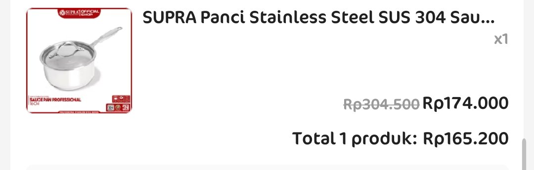 clandescented's tweet photo. @tanyarlfes Teflon anti lengket gak bisa diandalkaan keawetannya, karena pada dasarnya anti lengketnya itu cuma coating. Lebih baik beli yang stainless steel, aku pake merk ini pernah sampe gosong masih aman, diosrek osrek pake sutil stainless steel pun no worry https://t.co/11yAiuzBrb https://t.co/5WsriIJd52
