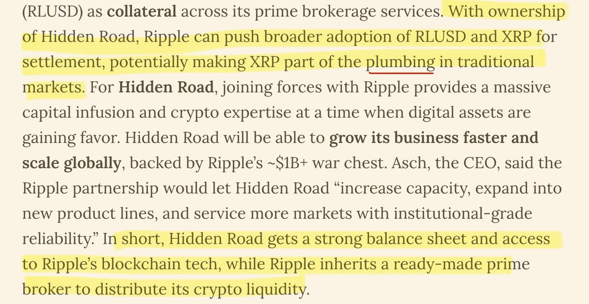 SMQKEDQG's tweet photo. ‼️RIPPLE PRIME WILL PUSH XRP DIRECTLY INTO THE DTCC’S CENTRAL PLUMBING‼️

It was always about the “plumbing.”🎯

This is how the DTCC will use XRP.✅

Documented below.📝👇 https://t.co/e8uoBRySiJ