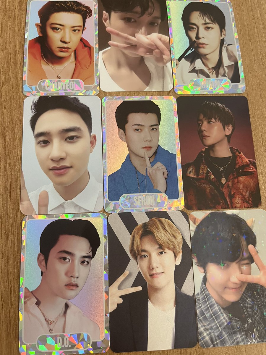 pan_00p's tweet photo. 엑소 포카 판매

wts 
All 9.5 / 6.5

exo poca xiumin suho baekhyun chen chanyeol d.o. kai sehun poca album 세훈  양도 카이 수호 백현 찬열 디오 시우민 터래기 크림소다 트레카 https://t.co/D0x3Oe4kh4