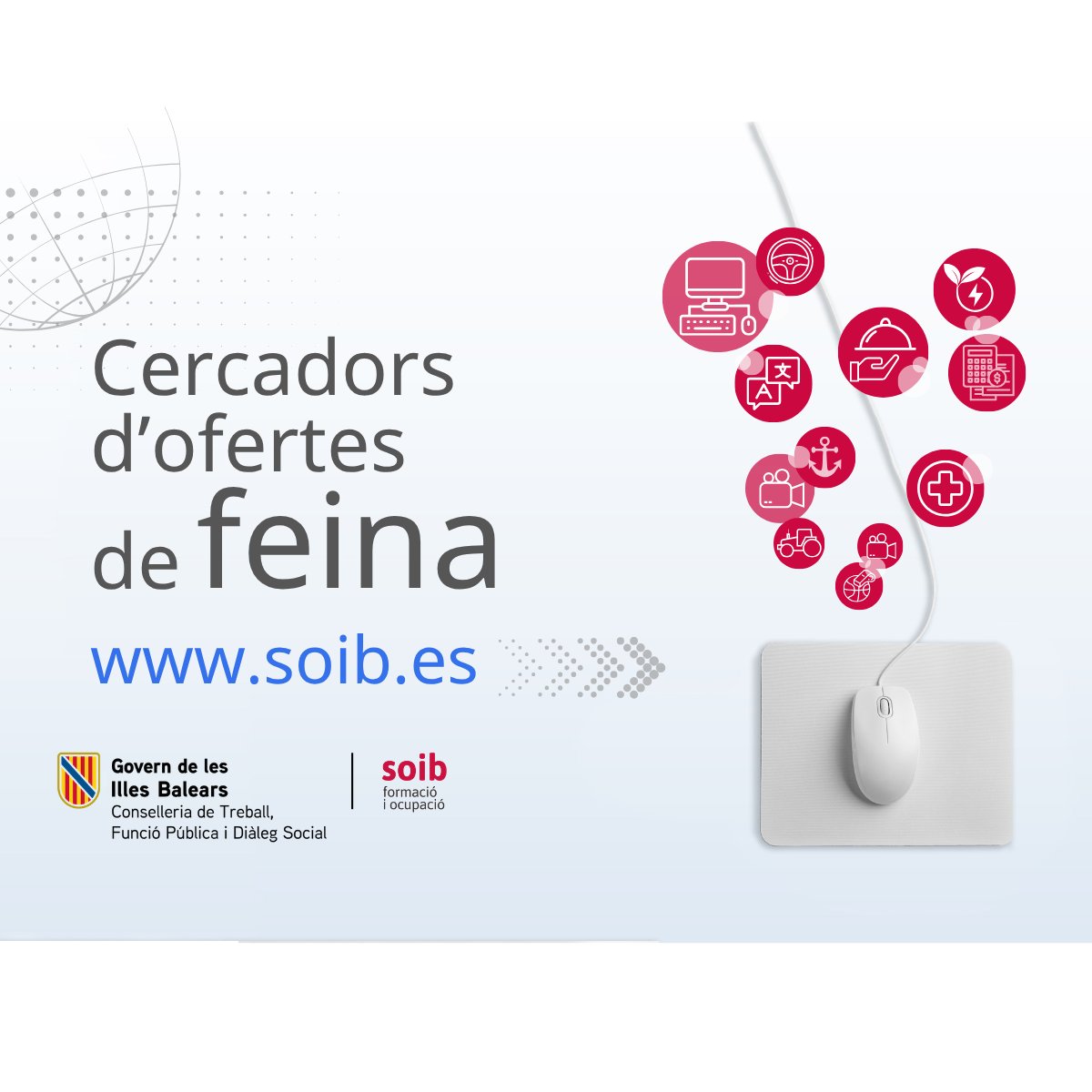 SOIBgoib's tweet photo. 📢 Ets infermer o infermera?
L'Institut Social de la Marina cerca personal d'Infermeria a Palma.
📍 Palma
🆔 042026002927
⏳ Fins al 16/07
👉 Inscriu-t'hi: https://t.co/6VQyG6c0Ik
#SOIB #Infermeria #OfertaPública #Mallorca https://t.co/8CSYGAD63i