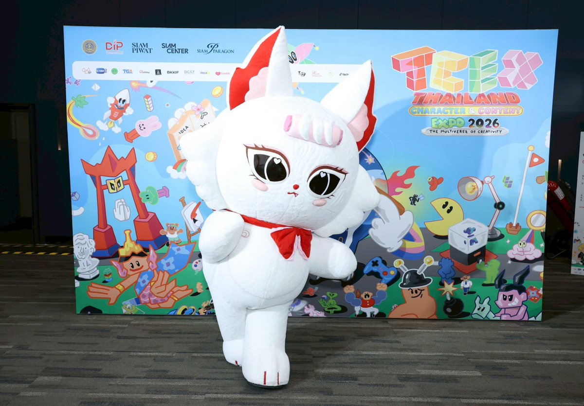 GmmtvShop's tweet photo. นำภาพความน่ารักของโลกใบนี้ กับ GMMTV FANDOM CHARACTER  ในงาน Thailand Character &amp; Content Expo (TCEX) 2026 มาฝากทุกคนค่า

GMMTV OFFICIAL MERCHANDISE BOOTH
9 - 12 July 2026
PARAGON HALL, 5th FLOOR, SIAM PARAGON

#SiamParagonxTCEX2026xGMMTV 
#GMMTV https://t.co/KBTUM7X5zt