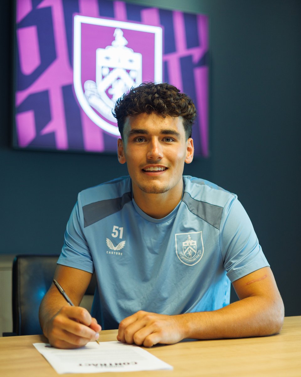 ClaretsAcademy's tweet photo. We are delighted to confirm that Kian McMahon-Brown has committed his future to the Clarets by signing his first professional contract, running until at least the summer of 2028 ✍️

The striker's outstanding season included scoring the winner to secure the U21s Premier League Cup, featuring in the first-team squad and being named the 2025/26 Academy Player of the Season 🏆

Congratulations, Kian 👏