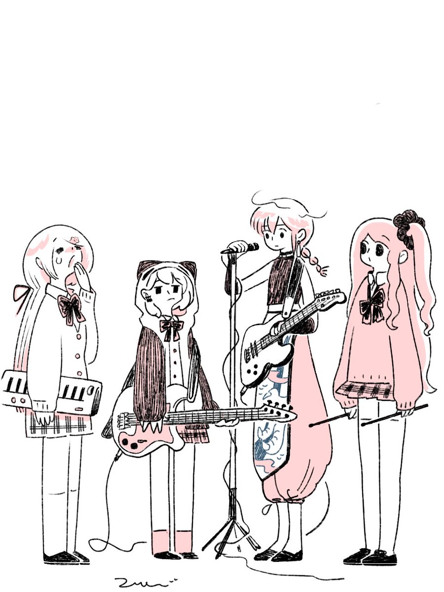 tsune2daitou's tweet photo. 解散gig 身長差
#赤羽絵葉書
#笹の絵
#しいなーと
#緑仙はやく見ろ https://t.co/1uwDZj8qE4