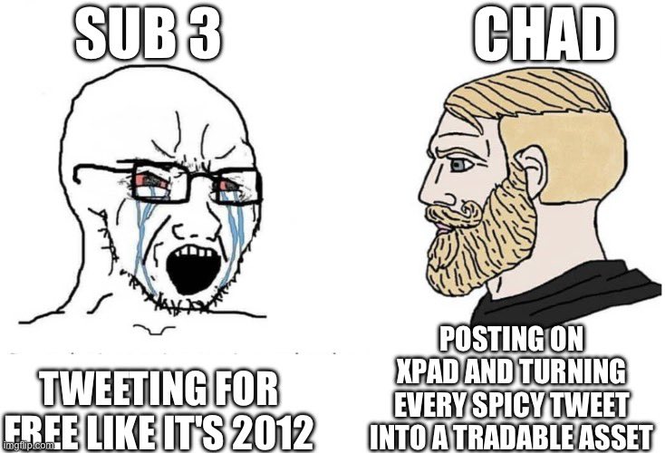 XPad_org's tweet photo. Be that Chad!! https://t.co/Bu20ElsSvi