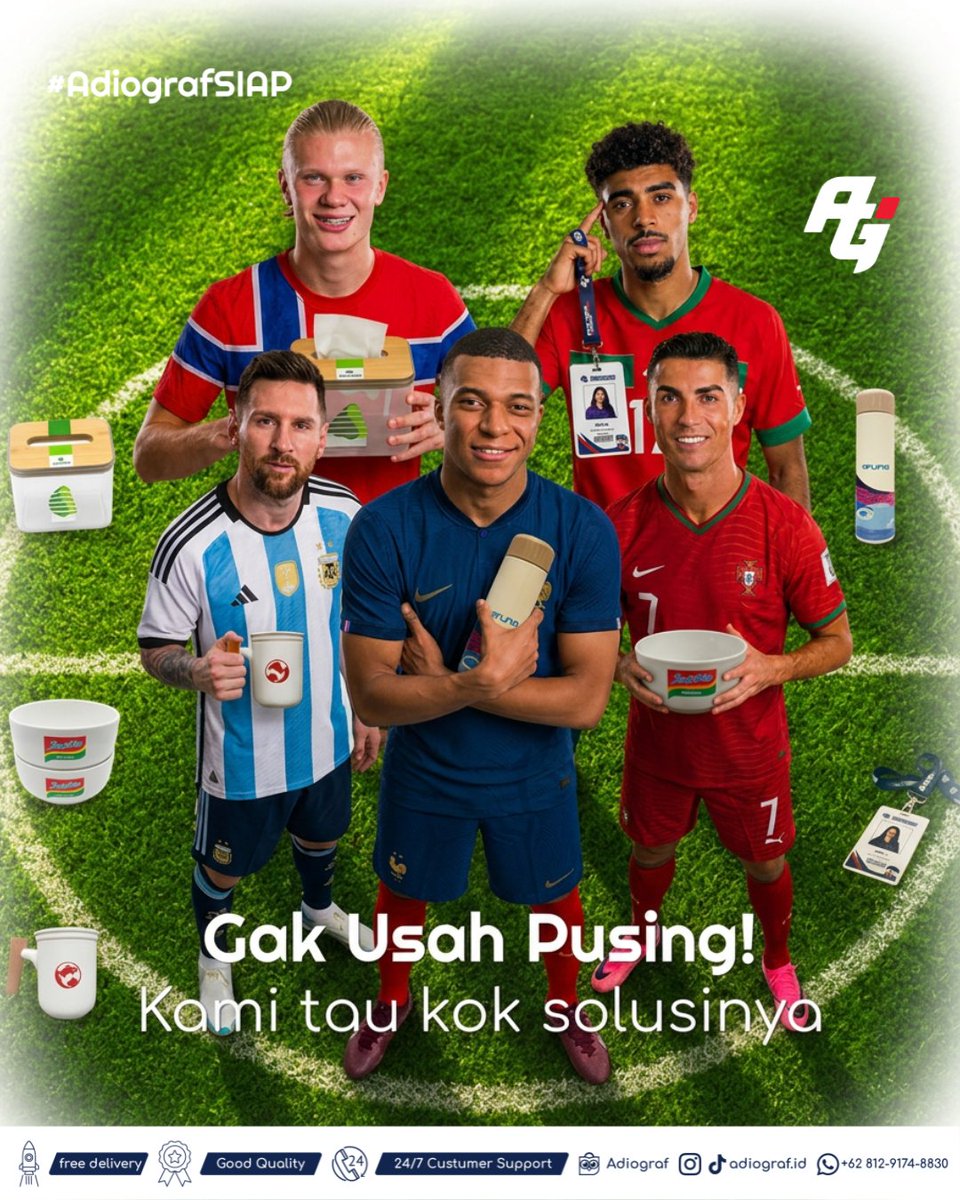 adiograf_id's tweet photo. Kalau di Piala Dunia, setiap tim butuh strategi untuk mencetak GOAL!⚽

Begitu juga bisnis kamu, setiap detail butuh partner yang tepat agar hasilnya maksimal✨ https://t.co/RS644ugpAz