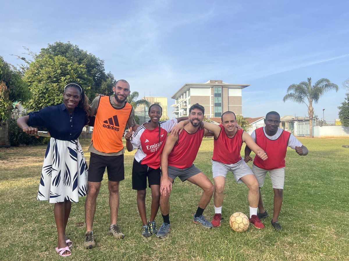 hope4lifeuganda's tweet photo. What excites us about the #YCANProject is the integral youth exchanges,meet ups btn youths in Africa and Europe,when we meet,we go beyond mere climate change conversations,we integrate sports,culture and media into climate change conversations @TheYouthCafe @mundus https://t.co/mXbPmZ59uY