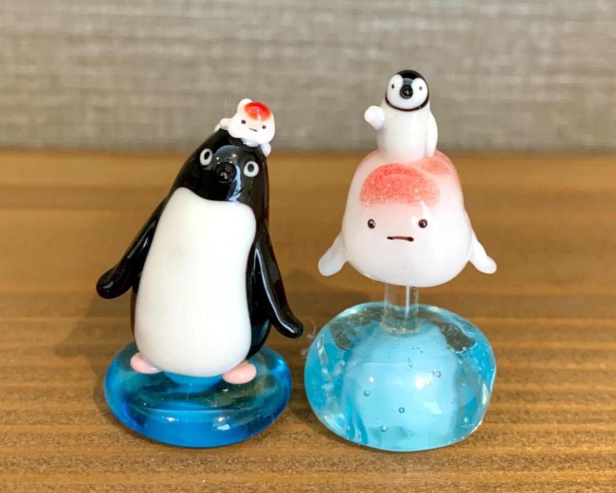 ペンぎょ展』 本日から始まってます。 ペンギン＋きんぎょの作品つくり