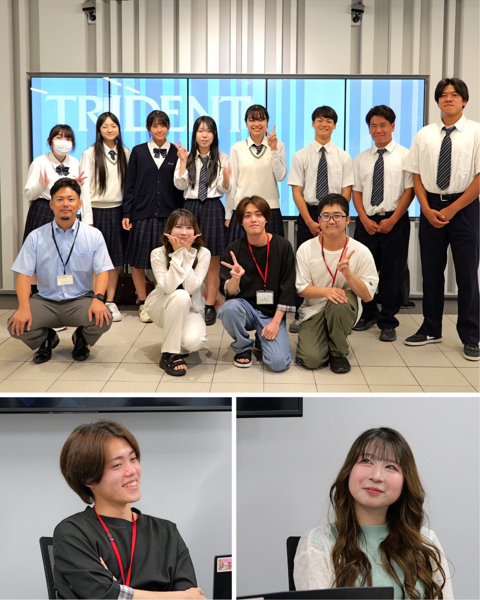 TRIDENT_IT's tweet photo. 先日、西陵高等学校の生徒さんがトライデントの見学に来てくださいました！
学校説明や校舎見学の後は、トライデントへ進学したOB・OGとの座談会を開催！
お互いにとって、とても実りある充実した時間となりました🌸

#西陵高校
#トライデントコンピュータ専門学校 https://t.co/wAe0OLxubT