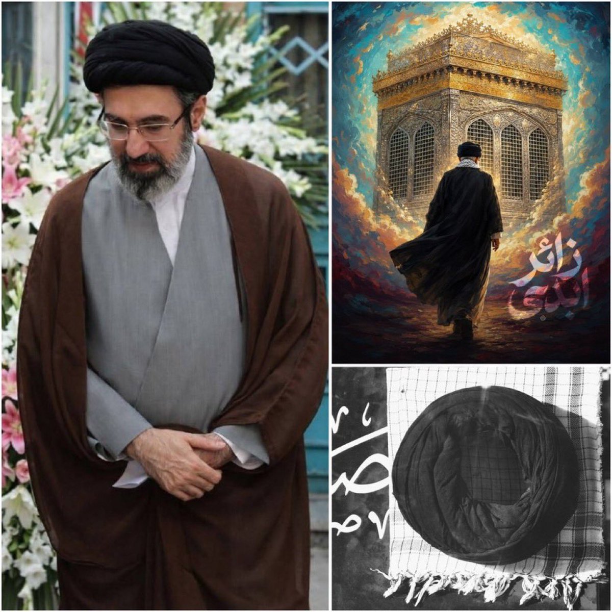 Iran2w's tweet photo. Extremely Important 🚨

The Supreme Leader, Mojtaba Khamenei, will lead a memorial service for his late father, Ayatollah Ali Khamenei, on Friday after Maghrib and Isha prayers. https://t.co/F5Mg4yuDy8