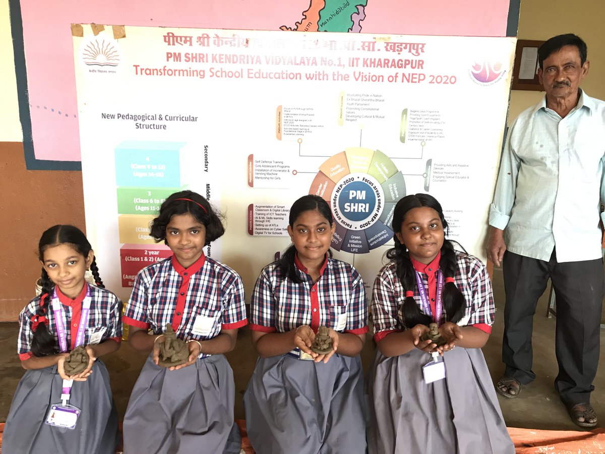 kv_iitkgp's tweet photo. 🎨✨ Day 2 of #BaglessDays: Class VII students enjoyed greeting card making, 3D clay modelling, computational thinking, nukkad, and debates. 🌟😊 #ExperientialLearning #JoyfulLearning
@EduMinOfIndia
@KVS_HQ https://t.co/hLd6oBLPwF