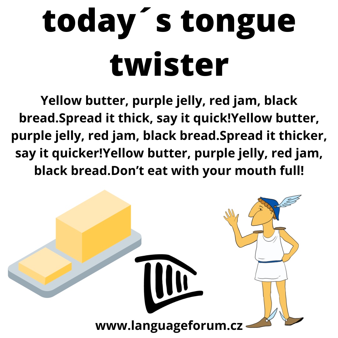 LanguageforumCz's tweet photo. Did you know that tongue twisters are a great way to practice and improve pronunciation and fluency.?They can also help to improve accents by using alliteration, which is the repetition of one sound.

#learnEnglish #languageforum https://t.co/VfgRuSzea5