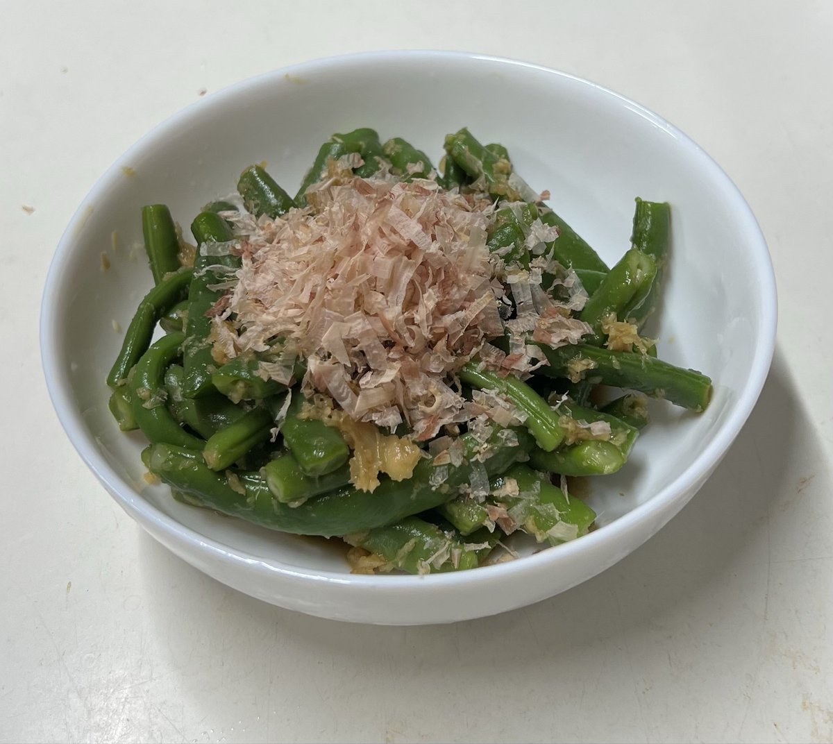 Masamitsu_kun's tweet photo. 今日もインゲンを収穫o(^▽^)o

麺つゆを使って、インゲンのお浸しを作り
夕食に♬

#家庭菜園 https://t.co/sRlQM4ThpY