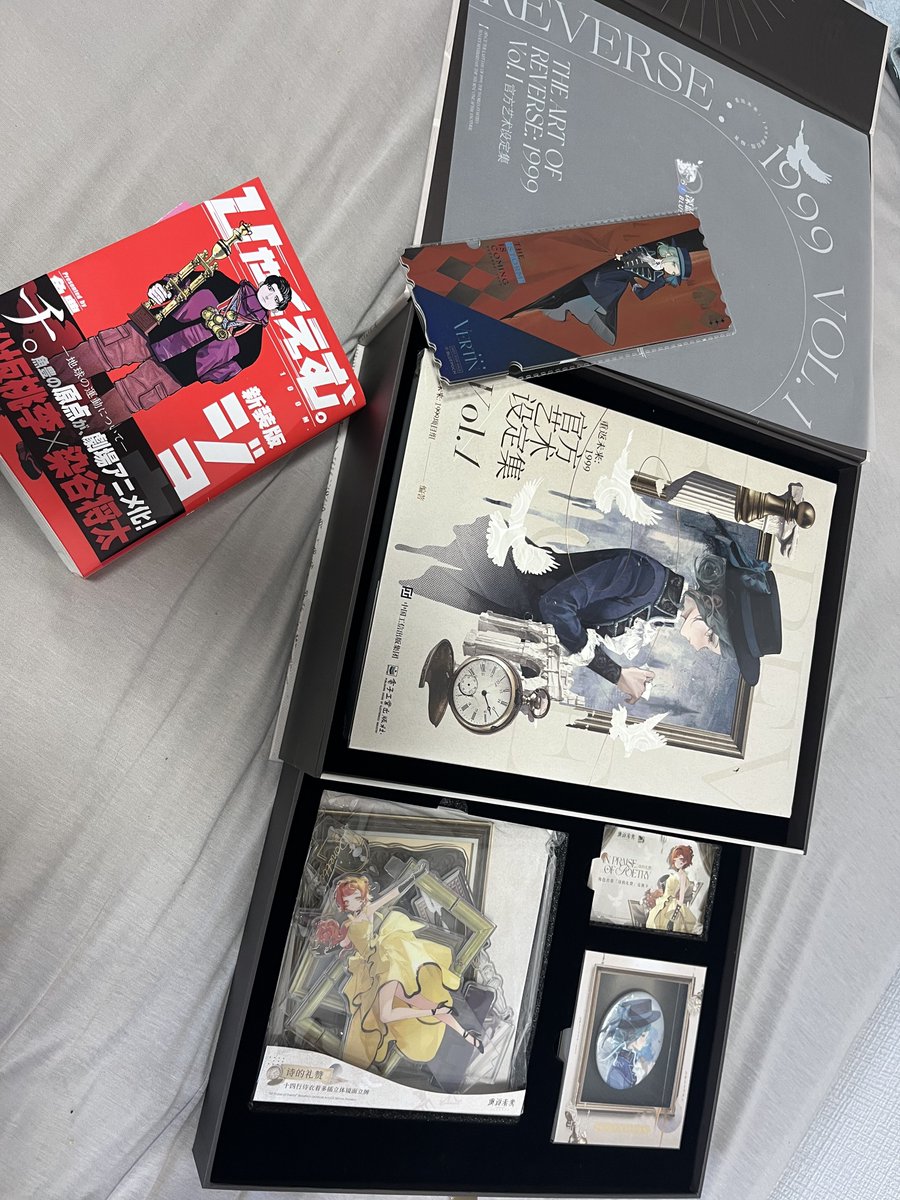 リバース1999の設定画集が届いたんですけど このボリュームで7000円