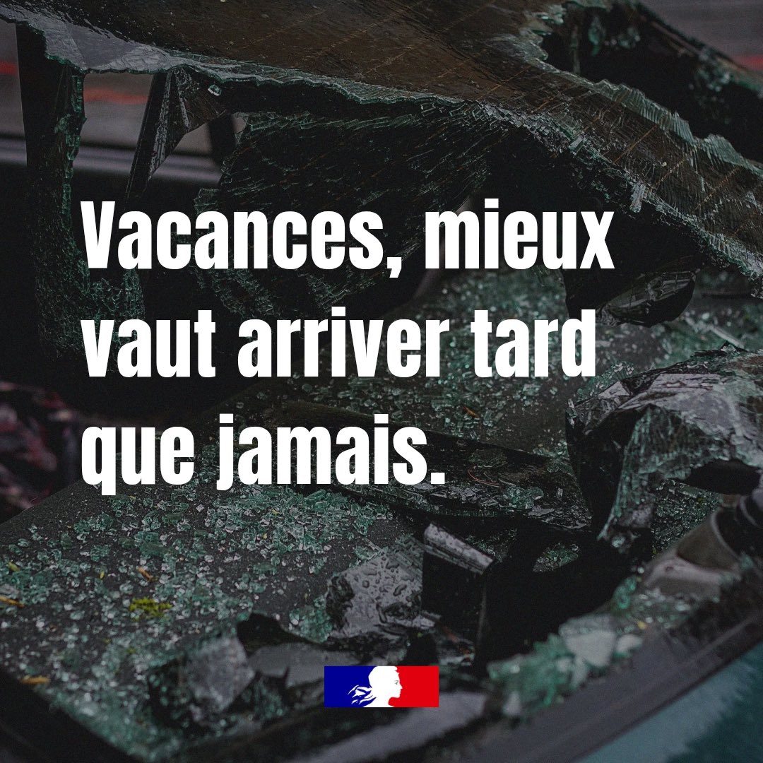 prefpolice13's tweet photo. 🚗 Les grands départs sont aussi les + dangereux.

Juin et juillet sont les mois où les accidents de la route sont les plus nombreux, notamment sur l'A7, très empruntée par les vacanciers.

▶️ Ralentissez, faites des pauses, gardez vos distances. Votre destination vous attend. https://t.co/LOqj9Lrqi2