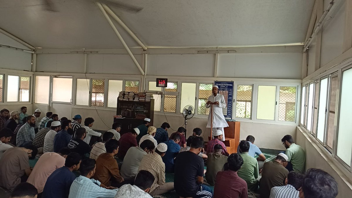 SattarFarooqui's tweet photo. Friday Khutba (Sermon) in English from 'Member' at IIT Madras Masjid. Unique Experience. Enjoyed it.

It gave me a reminder that Islam is for people of all languages and cultures as it's 'The Message' from their Own Creator.

#Chennai #IIT #Quran #Deen
#Soccer #WorldCup #GodMorningFriday