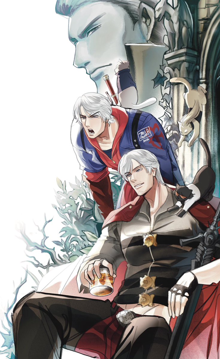 eggrollffishh7's tweet photo. Sparda sons  #DMC4 https://t.co/ygPXiABm6m