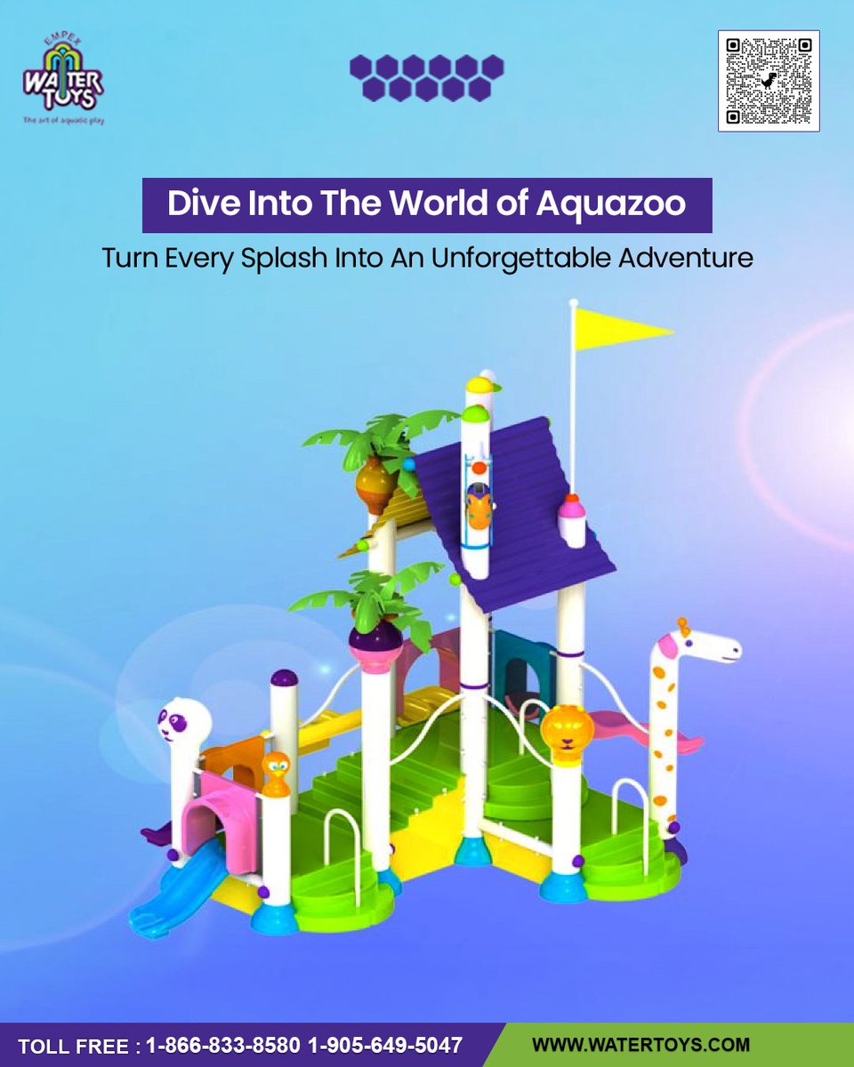empexwatertoys's tweet photo. Bring imagination and excitement to every aquatic play space with the Aquazoo Theme. Featuring friendly, interactive aquatic play animals & creatures that spray, splash, and create water magic.
Visit us at https://t.co/53Xx6qYSz8
#Empexwatertoys #SplashPlay #AquaticPlay https://t.co/r7O6iRhL9Y