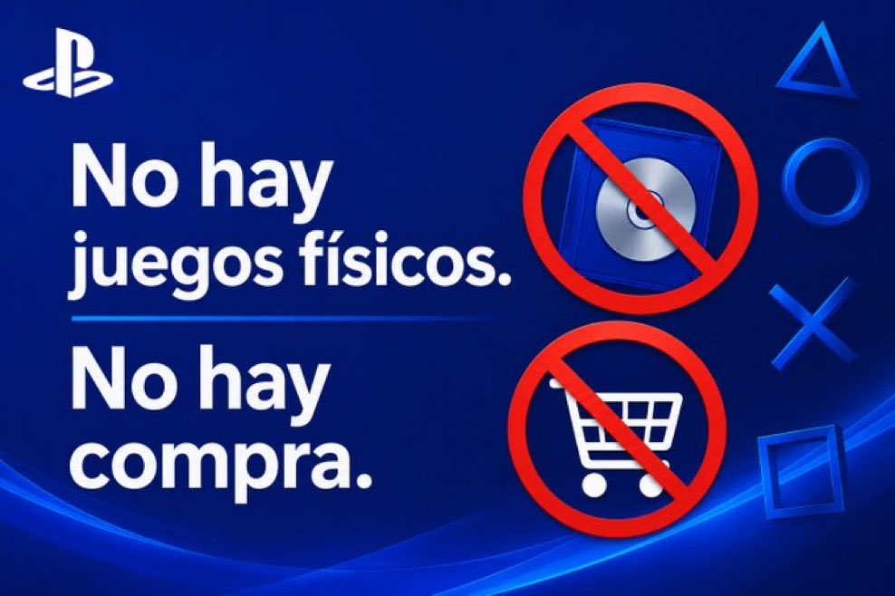 NaJRa86's tweet photo. @PlayStationES No hay disco no hay compra https://t.co/y9HuGlm1dU