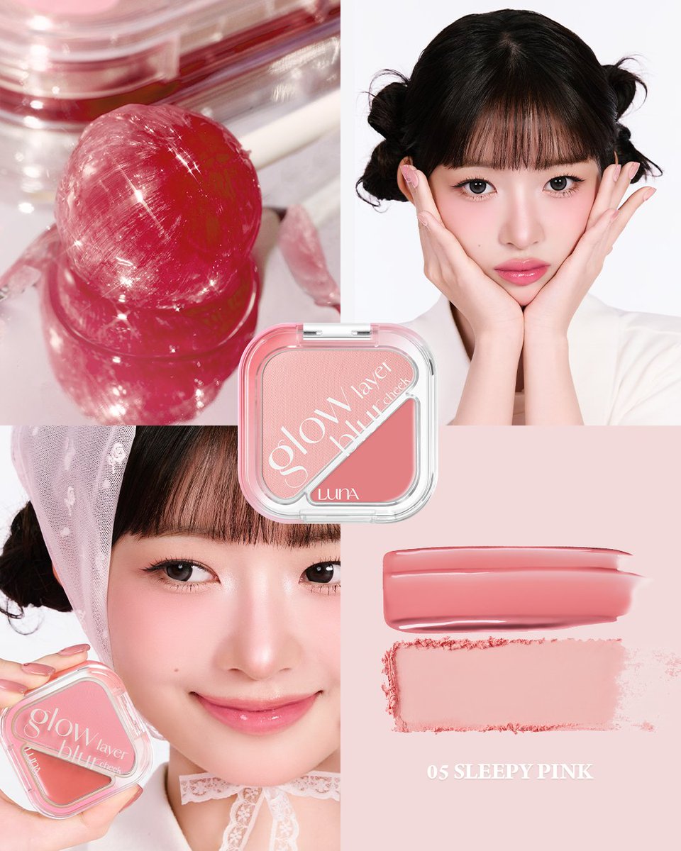 新作☆レジンヘアゴム　ルナ⭐︎月の雫ピンク レイが届ける、甘酸っぱいピンクストーリー🍒 ツヤっと、ふんわり