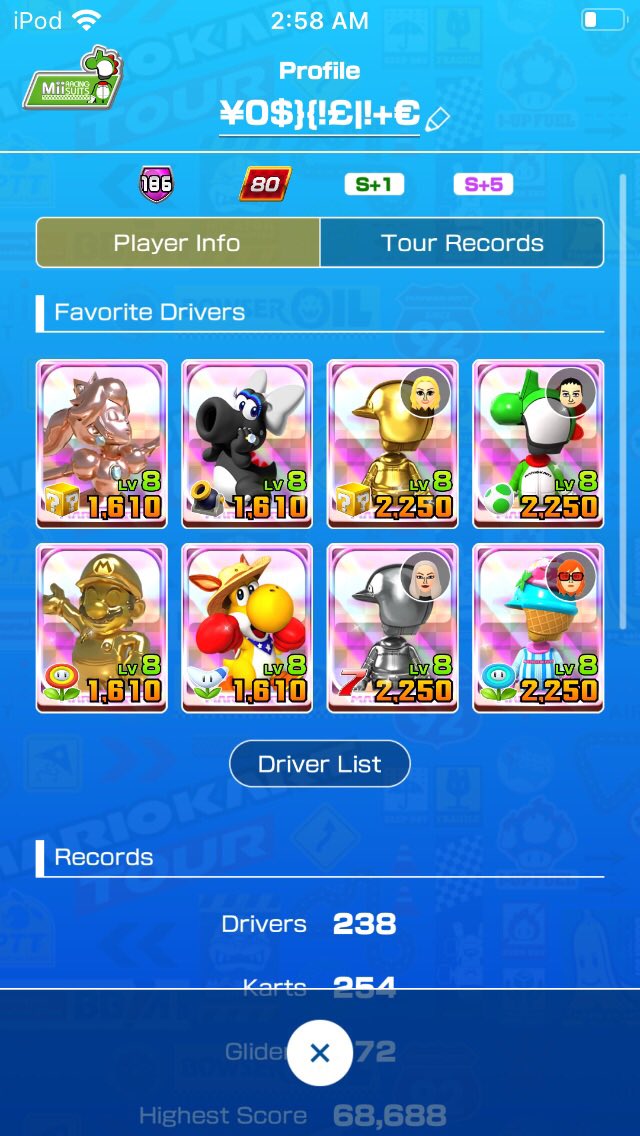 CashmasterSigma's tweet photo. @mariokarttourEN Well I’ll just post my accomplishments. https://t.co/KAz5XFXsjm