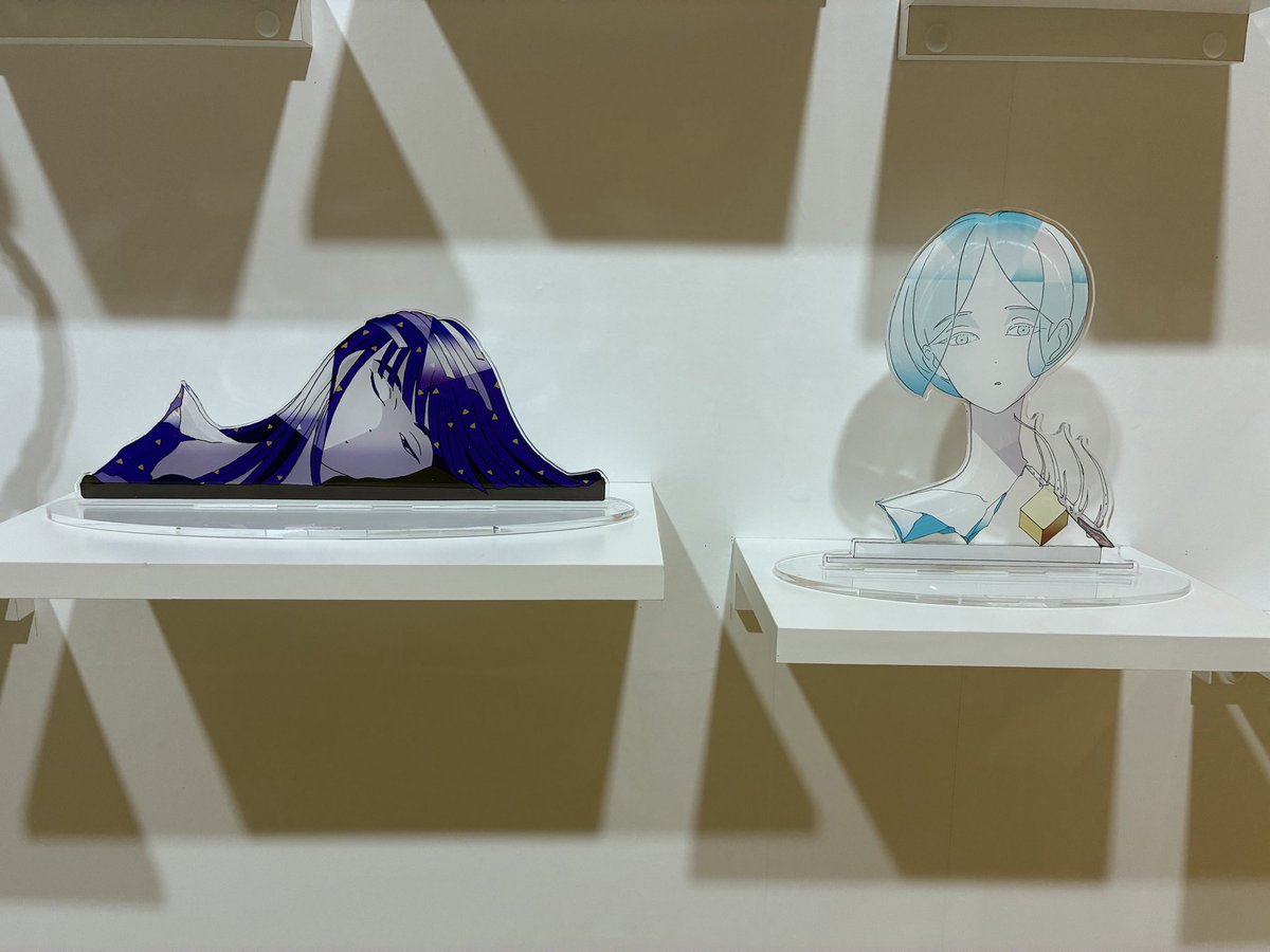 アフタヌーン40周年展、『宝石の国』の展示が気合い入ってたな。原画は