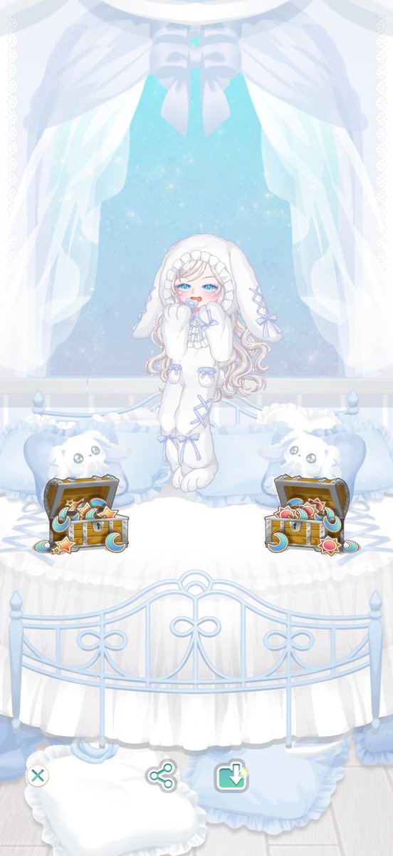0Upov's tweet photo. 🐰🩵
･
かわいいかわいいかわいい〜！🩵
誰かオソロしよう🥹🩵
･
 #ペアリウム  #着せ替えゲーム #お祭り https://t.co/BGp7k7fx5F