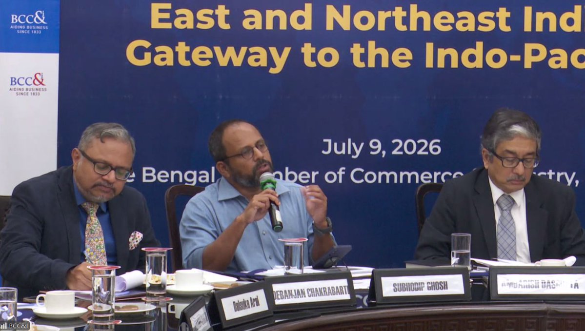 BenCham1833's tweet photo. BCC&amp;I, in collaboration with Intueri Consulting LLP and Asian Confluence, hosted a Closed-Door Round Table on “East and Northeast India: Gateway to the Indo-Pacific” on 9/7/26. The event brought together diplomatic representatives, industry leaders, academia and policy experts. https://t.co/gAHEhA7PPz