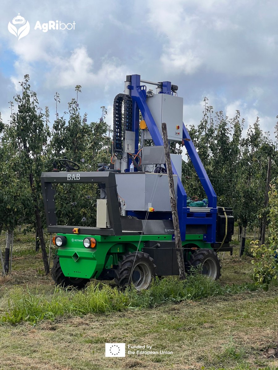 AgRibotEU's tweet photo. Last week, the AgRibot consortium gathered in KU Leuven for our first official project review meeting, where we also had the chance to see the robotic harvester in action at one of our pilot sites. 

Want the full story? You can read our latest blog 👇
https://t.co/wxfWF5iSQF https://t.co/NvgOauYmrz